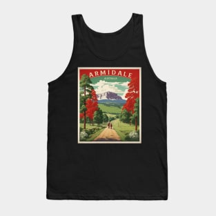 Armidale Australia Vintage Travel Poster Tourism Tank Top